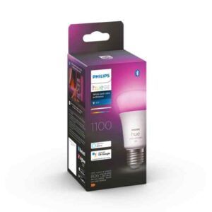 Bombilla Philips HUE White&Color E27 Pack Individual 1100lm Zigbee & BT