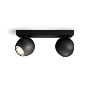 Foco Philips HUE Buckram Ambiance 2L Negro Zigbee & BT