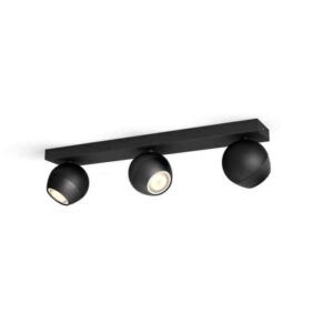 Foco Philips HUE Buckram Ambiance 3L Negro Zigbee & BT