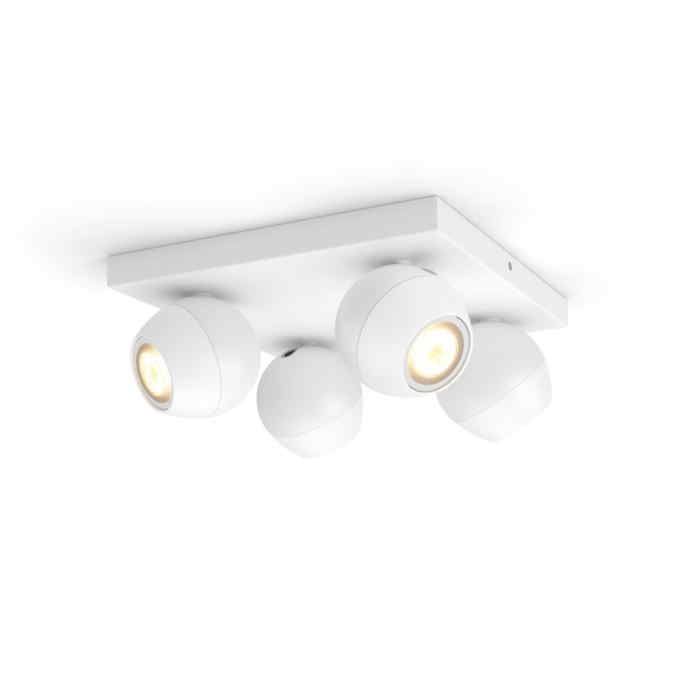 Foco Philips HUE Buckram Ambiance 4L Blanco Zigbee & BT