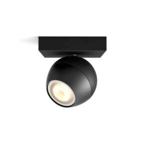 Foco Philips HUE Buckram Ambiance 1L Negro & Dimmer Zigbee & BT