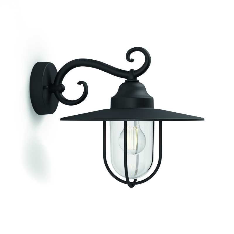 Aplique Pared Pasture Negro Philips