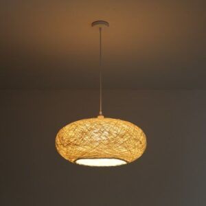 Colgante Fibra Nido Crema