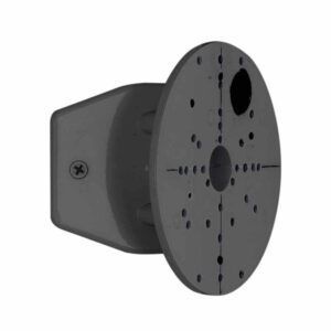 Adaptador Esquina Aplique Exterior Negro