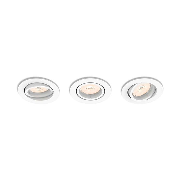 Empotrable LED Enneper Redondo Blanco Pack 3 Philips