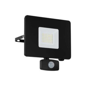 Proyector LED Faedo Negro 30W Sensor