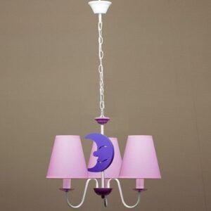 Lámpara Infantil Luna Morada