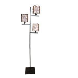 Lámpara de Pie Rattan 3L