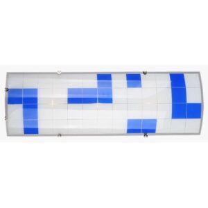 Fluorescente Superficie Tetris Azul