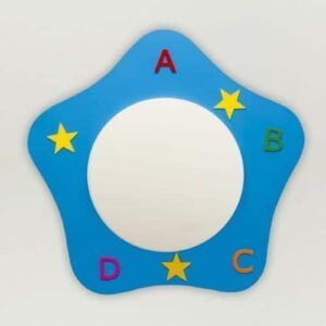 Plafón Infantil Letras Azul