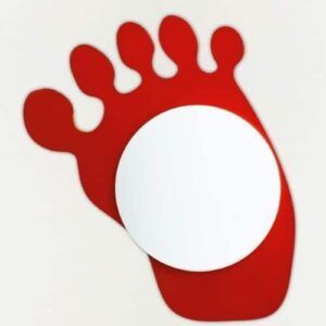 Plafón Infantil Pie Rojo