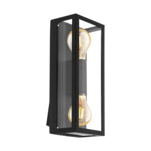 Aplique Pared Alamonte Negro 2L