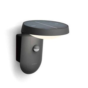 Aplique Pared Tyla Sensor Solar Antracita 4000ºK Philips