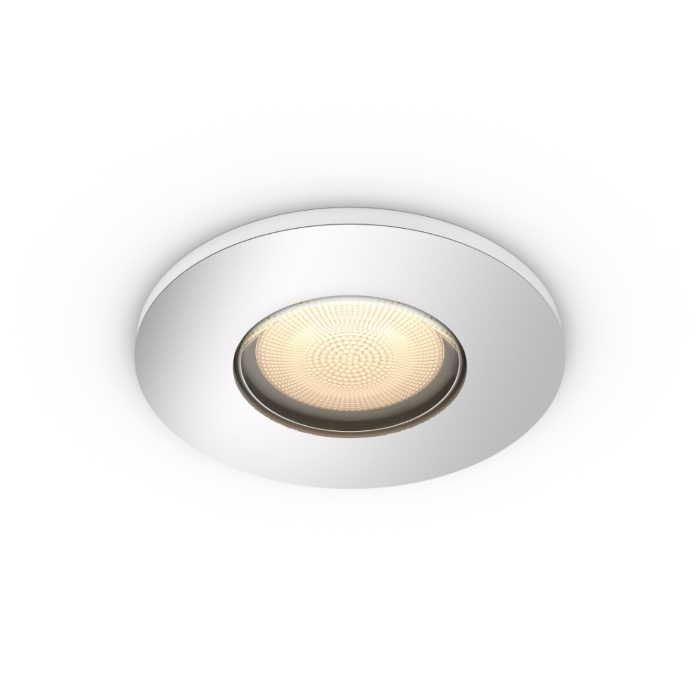 Empotrable Adore Philips HUE White Ambiance Aluminio PACK 1L IP44 Zigbee & BT
