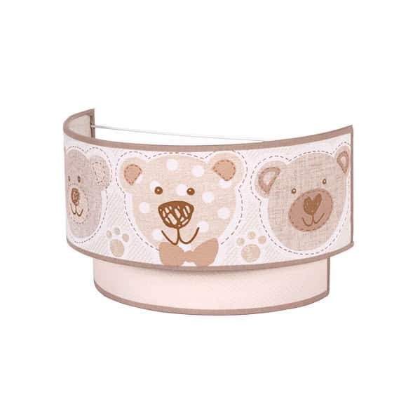 Aplique Infantil Panda Beige