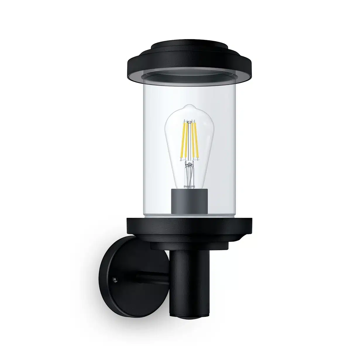 Aplique Pared Listra Negro Philips