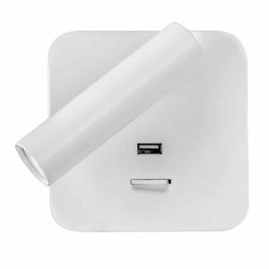 Aplique Giotto Cuadrado Blanco