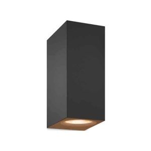 Lámpara Aplique UpDown Color Negro Philips WiZ Wifi Con tecnología SpaceSense