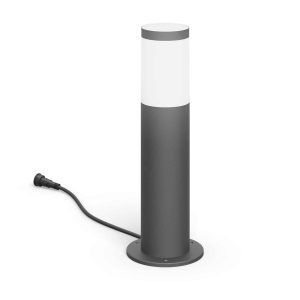 Bajo Voltaje 12V Baliza Pincho Utrecht Antracita Extensión 2700ºK Philips