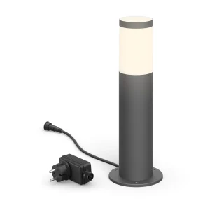 Bajo Voltaje 12V Baliza Pincho Utrecht Antracita Base 1Pk 2700ºK Philips