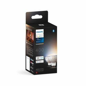 Bombilla Philips HUE White Ambiance Mr16 12v Pack Doble Zigbee & BT