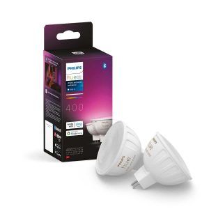 Bombilla Philips HUE White&Color Mr16 12v Pack Doble Zigbee & BT