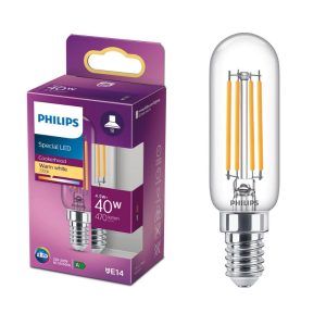 Bombilla Tubular Clara Campana LED 470LM E14 Philips