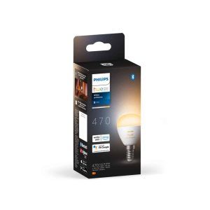Bombilla Philips HUE White Ambiance Esférica E14 Pack Individual Zigbee & BT
