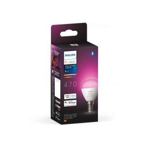 Bombilla Philips HUE White&Color Esférica E14 Pack Individual Zigbee & BT