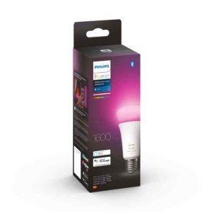 Bombilla Philips HUE White&Color E27 Pack Individual A67 1600lm Zigbee & BT