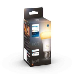 Bombilla Philips HUE White Ambiance E27 1100lm Pack Individual Zigbee & BT