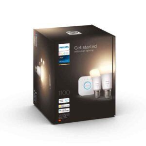 Philips HUE White E27 Kit Philips Paquete de Inicio 9,5w Zigbee & BT