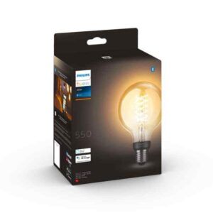 Bombilla Philips HUE Vintage White Pack Individual G93 Zigbee & BT