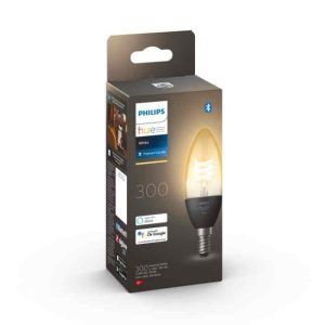 Bombilla Philips HUE Vintage White Vela E14 Pack Individual Zigbee & BT