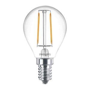 Bombilla Esférica Clara LED 250LM E14 (Cálida) Philips