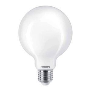 Bombilla Globo 95mm Mate LED 806LM E27 (Cálida) Philips