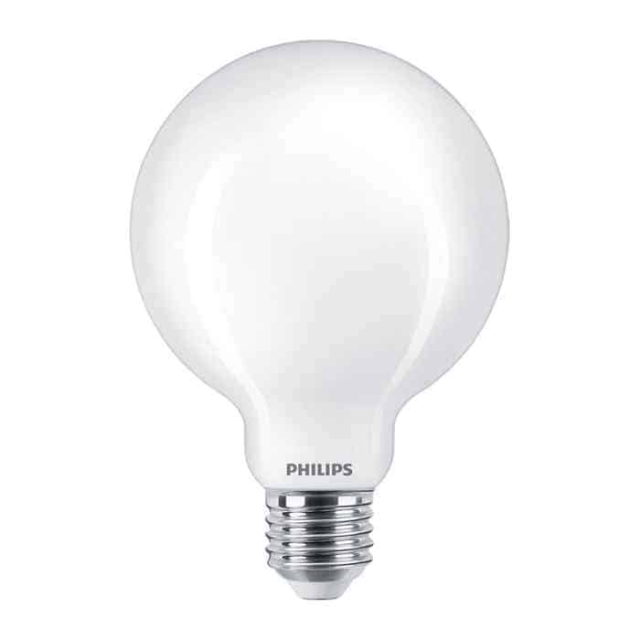 Bombilla Globo 95mm Mate LED 806LM E27 (Cálida) Philips