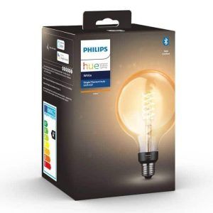 Bombilla Philips HUE Vintage White Pack Individual G125 Zigbee & BT