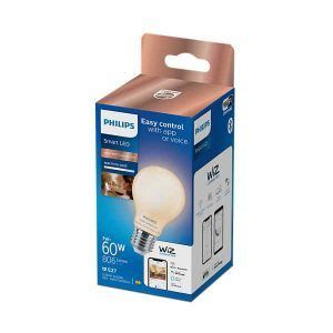 Bombilla Philips Smart Led Ambiance Estándar A60 Vidrio E27 Pack Individual Wifi Con tecnología SpaceSense