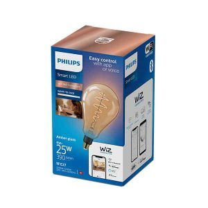 Bombilla Philips Smart Led Filamento Ámbar PS160 Ambiance E27 Pack Individual Wifi Con tecnología SpaceSense