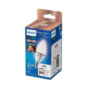 Bombilla Philips Smart Led White Vela C37 Pack Individual Wifi Con tecnología SpaceSense