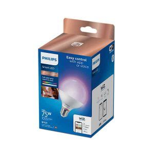Bombilla Philips Smart Led Color Globo G95 E27 Pack Individual Wifi Con tecnología SpaceSense