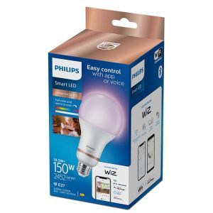 Bombilla Philips Smart Led Color Estándar A80 E27 Pack Individual Wifi Con tecnología SpaceSense