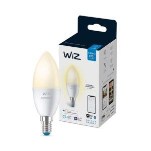 Bombilla WiZ White Vela E14 Pack Individual Philips Wifi Con tecnología SpaceSense