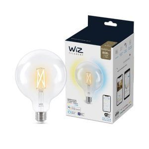 Bombilla WiZ Filamento Claro Globo G120 Ambiance E27 Pack Individual Philips Wifi Con tecnología SpaceSense