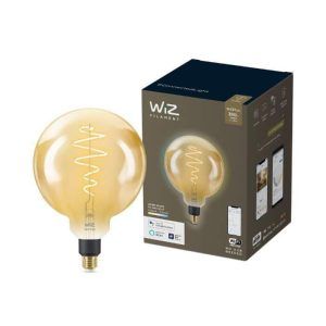 Bombilla WiZ Filamento Ámbar Globo G200 Ambiance E27 Pack Individual Philips Wifi Con tecnología SpaceSense
