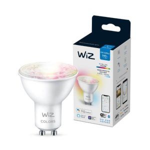 Bombilla WiZ Color Par16 Gu10 Pack Individual Philips Wifi Con tecnología SpaceSense
