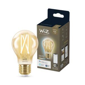Bombilla WiZ Filamento Ámbar Estándar A60 Ambiance E27 Pack Individual Philips Wifi Con tecnología SpaceSense