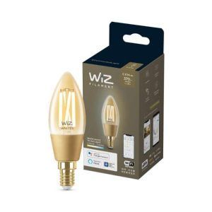 Bombilla WiZ Filamento Ámbar Vela Ambiance E14 Pack Individual Philips Wifi Con tecnología SpaceSense