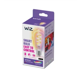 Bombilla WiZ Filamento Claro Pebetero ST64 Color E27 Pack Individual Philips Wifi Con tecnología SpaceSense